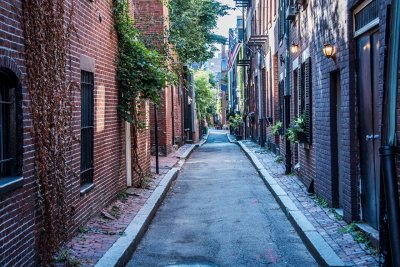 Нью Йорк улица вдаль