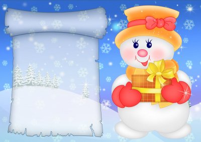 Зимние фоны для детского сада