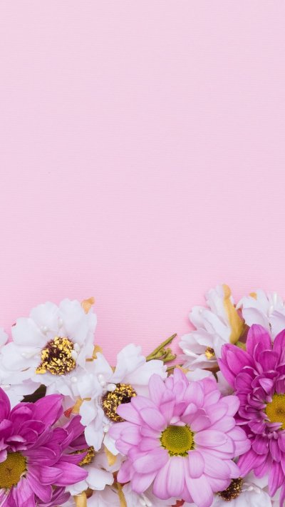 Нежный фон с цветами