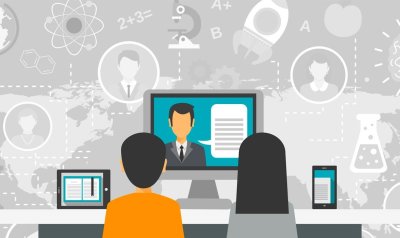 Дистанционное образование иллюстрация