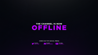 Стрим офлайн