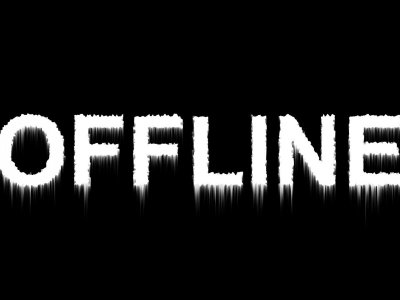 Надпись офлайн для Твича
