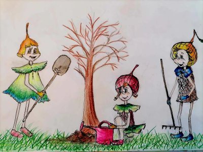 Герои Эколят тихоня