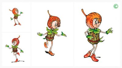 Герои Эколят умница шалун тихоня елочка