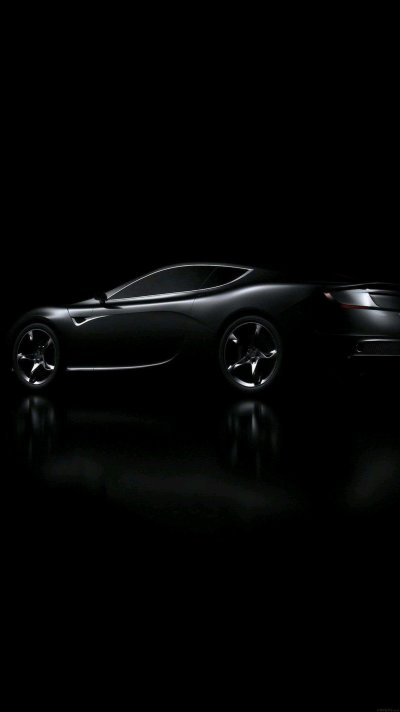 Астон Мартин черноматовый