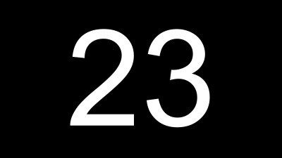 Маленькая цифра 23