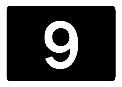 Цифры на темном фоне