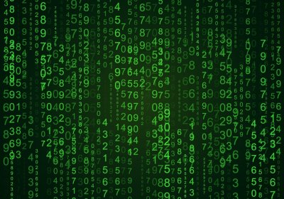 Матрица 101011010010101001010 синяя