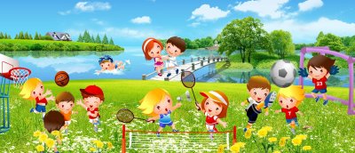 Фон для садика дети
