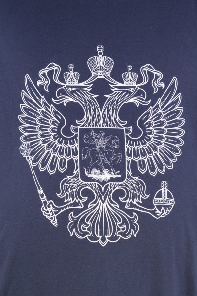 Герб России черно белый