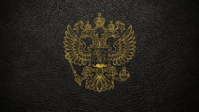 Герб на черном фоне