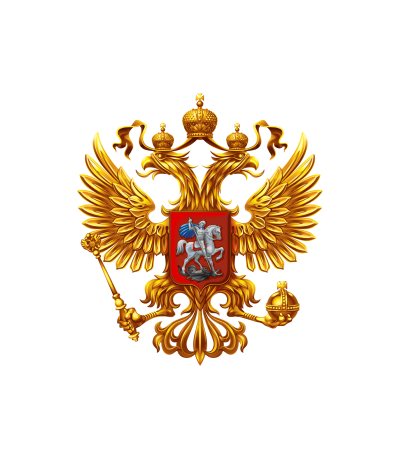 Герб россии на красном фоне