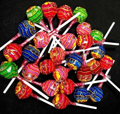 Радужные конфеты Чупа Чупс