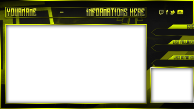 Рамка для веб камеры для OBS