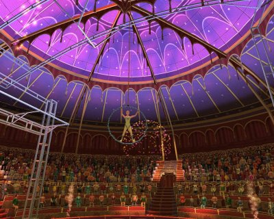 Цирк шапито внутри Арена