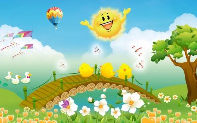 Фон для садика