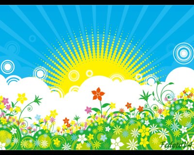 Фон солнышко