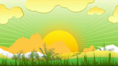 Детский фон с солнышком