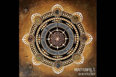 Мандала денежная спираль