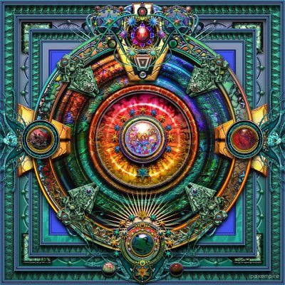 Мандала денежная спираль