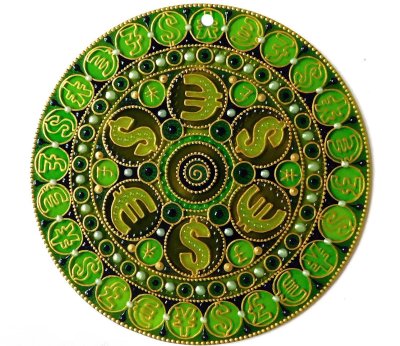 Мандала денежный колодец картина