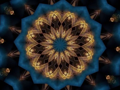 Мандала денежная спираль