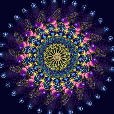 Мандала в цвете