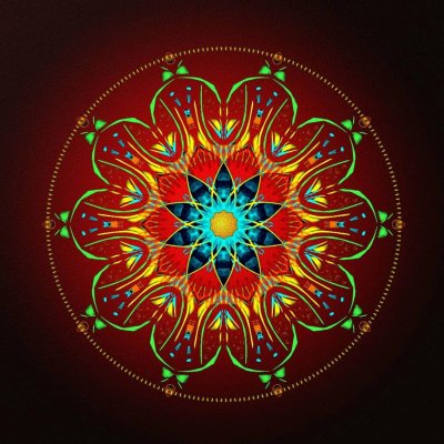Мандала везения удачи и изобилия