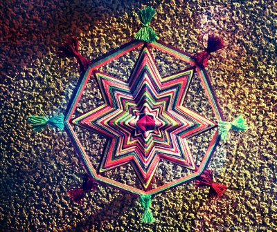 Мандала фонтан изобилия