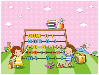 Математический фон для детей