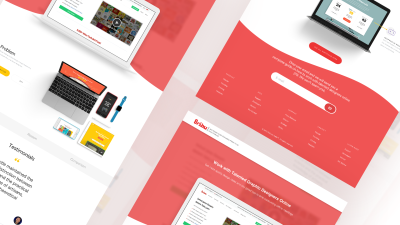 Лендинг макет