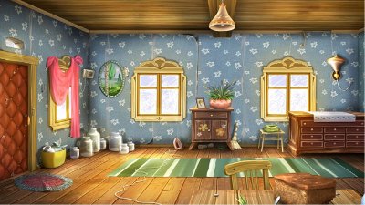 Домик из мультика