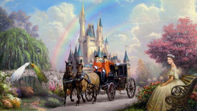 Томас Кинкейд замок Золушки