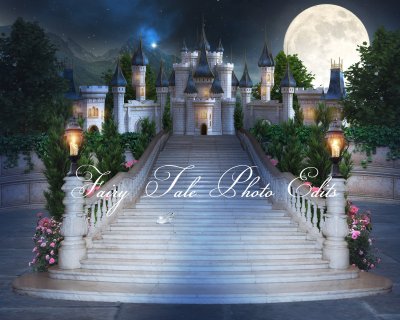 Замок с лестницей из Золушки