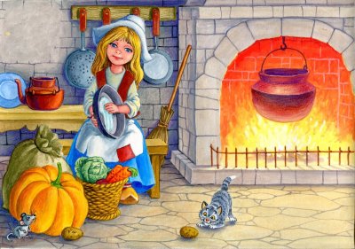 Шарль Перро Золушка рисунок