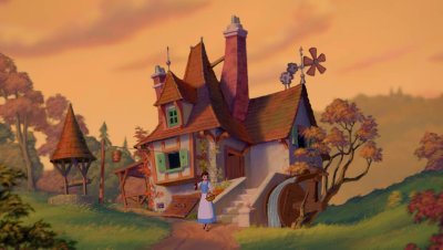 Замок Бель красавица и чудовище