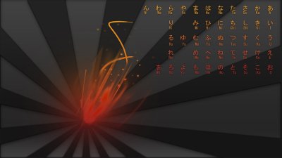 Фон стим с иероглифами