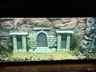 Декорации из пенопласта в аквариум