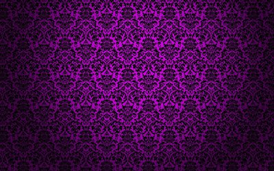 Фиолетовый орнамент