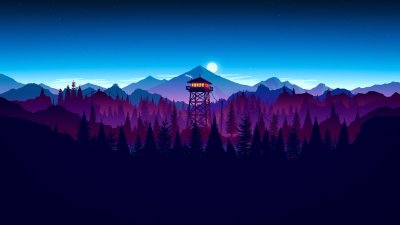 Firewatch фон 4к