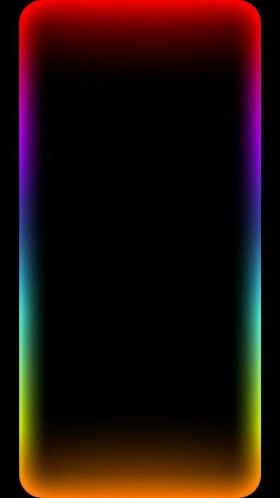 Неоновая рамка на экран телефона