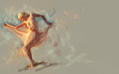 Девушка в движении