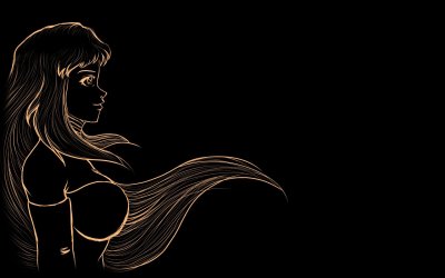 Черно белый фон профиля стим