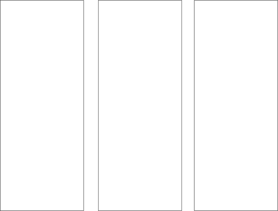 Буклет трафарет