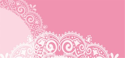 Розовые узоры