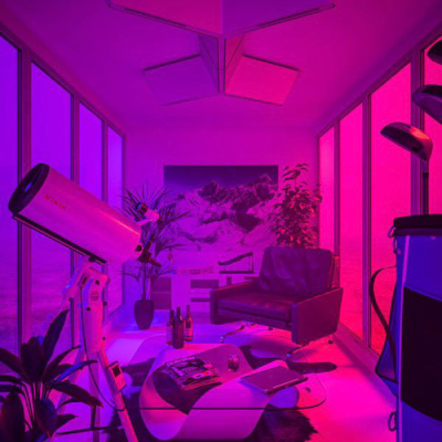 Комната неон