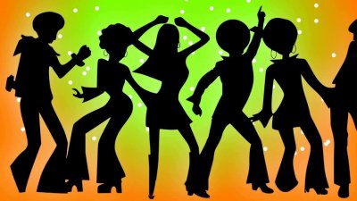 Стиль диско силуэт