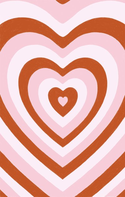 Розовое сердце