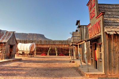 Ранчо пустыня дикий Запад