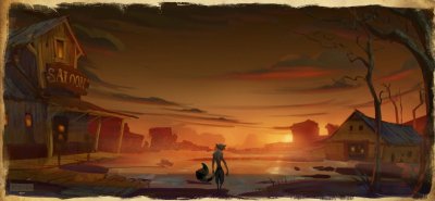 Дикий Запад пейзаж